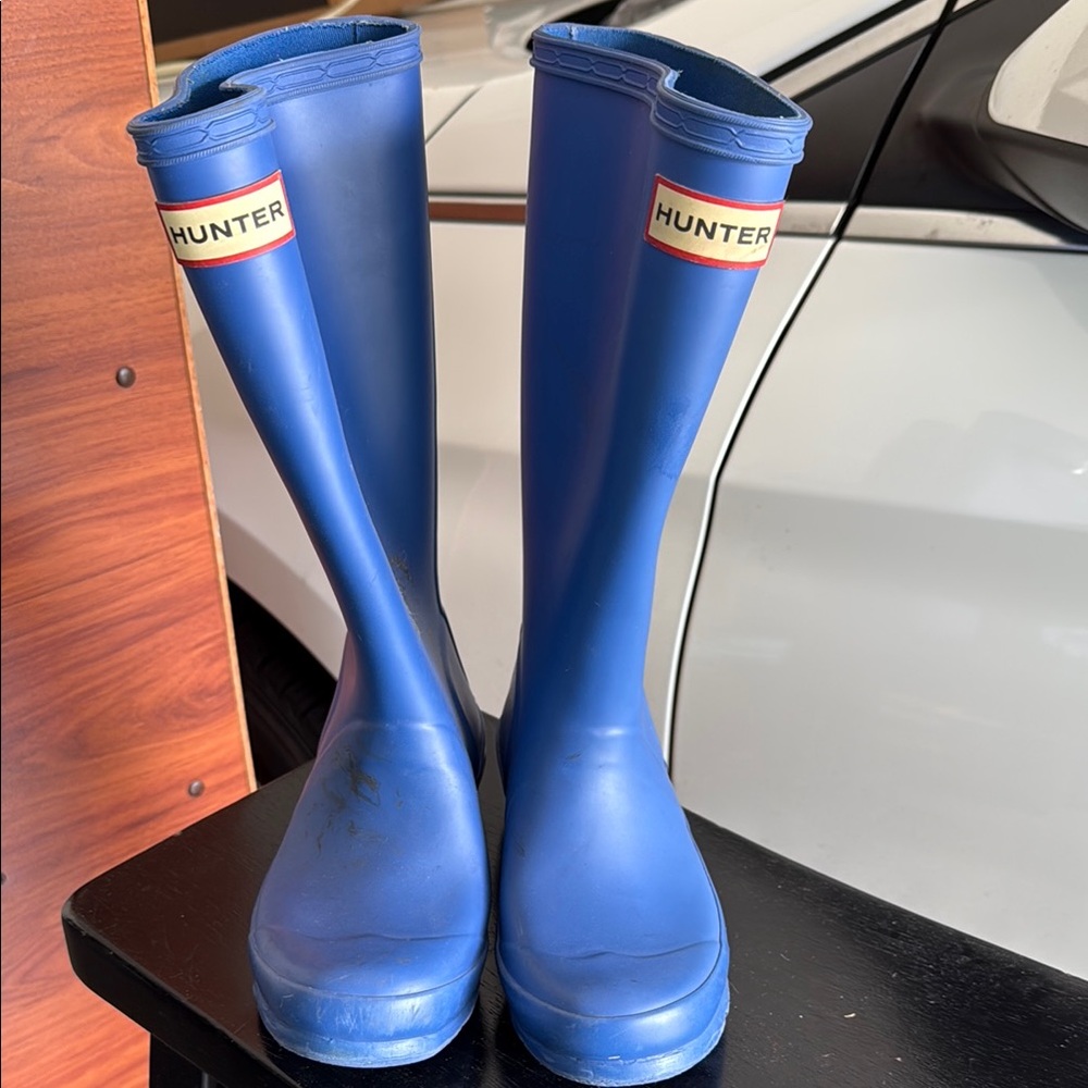 Hunter Classic Blue Waterproof Boots